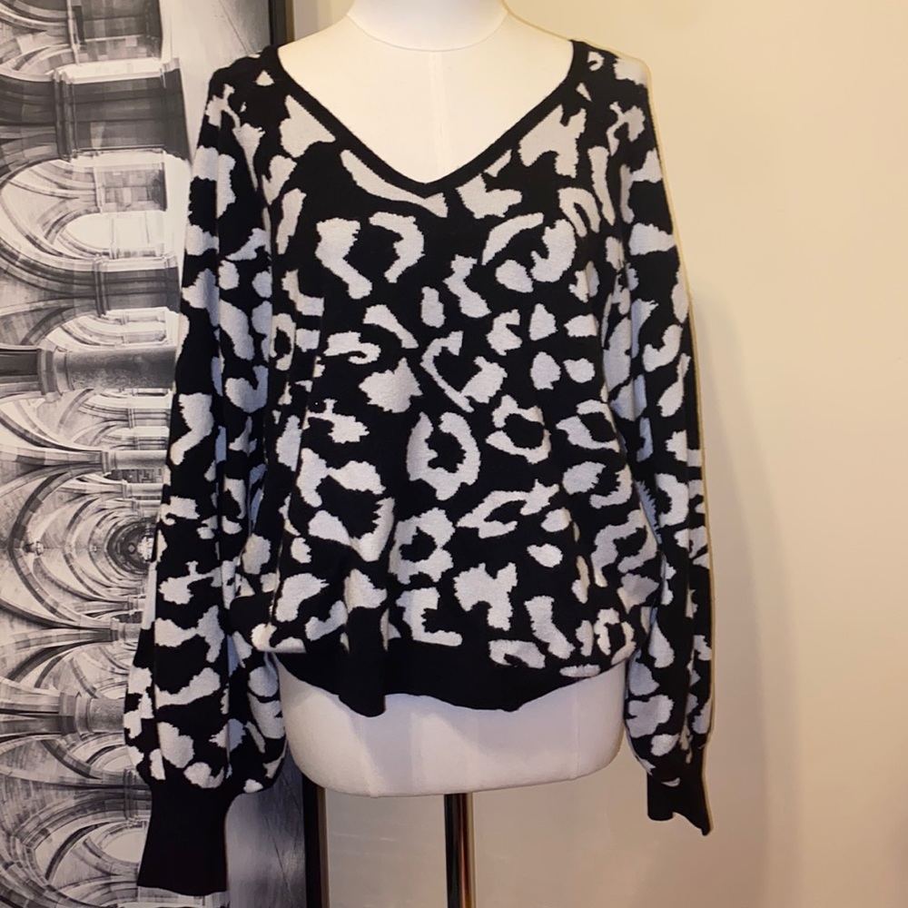Philosophy Bubble Sleeve Sweater